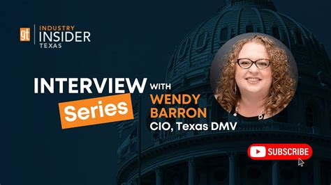 2022 Texas DGS Interview with Wendy Barron, CIO at Texas Department of ...