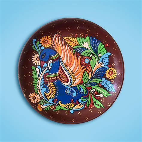 Buy Kerala Mural Wall Plate Online On Zwende