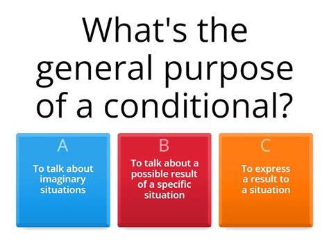 Image result for First Conditional Quiz