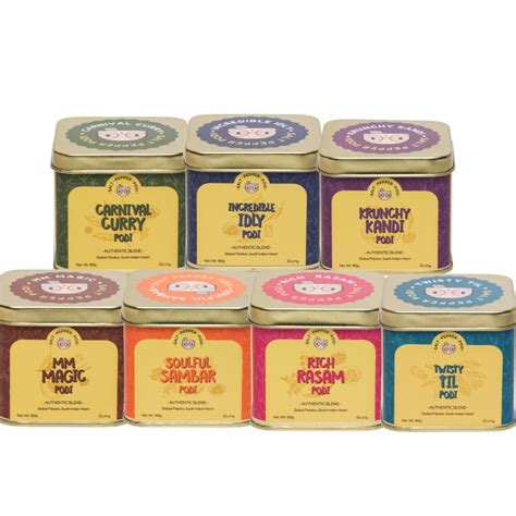 Salt Pepper Podi Tabletop Masala Powder/Gunpowder/Podi Full Kit Combo ...