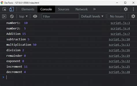 Image result for Arithmetic Operators JavaScript ES6