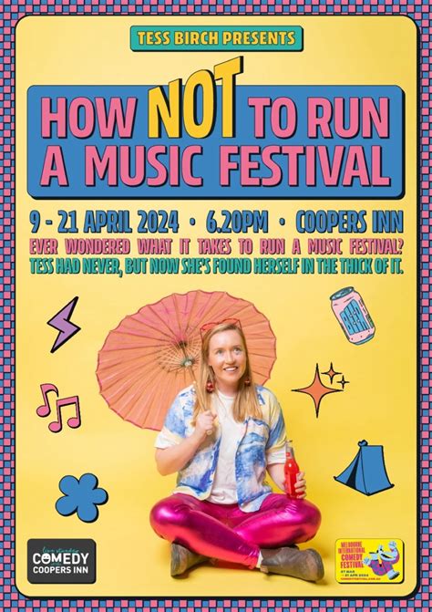 My 5th show at the Melbourne International Comedy Festival opens 5 ...