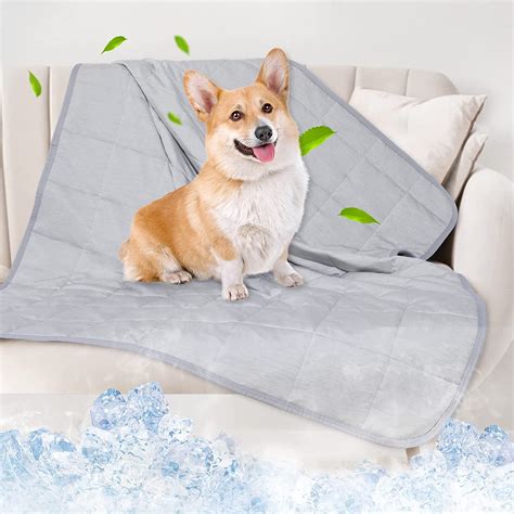 Amazon.com : Dog Cooling Blanket, 0.4 Q-MAX Cooling Blanket For Large ...