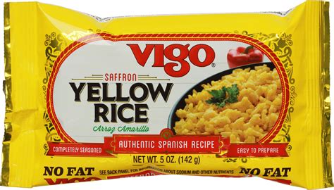 Vigo Saffron Rice Yellow, 5 oz Bag, Allergens Not Contained - Walmart.com
