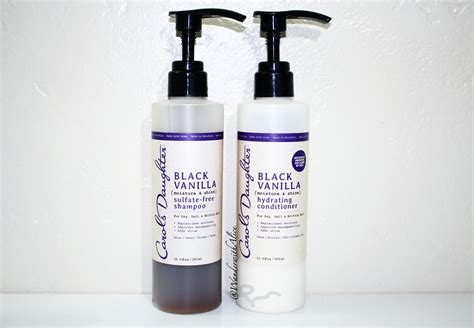 [Carol's Daughter] Black Vanilla Shampoo & Conditioner Review