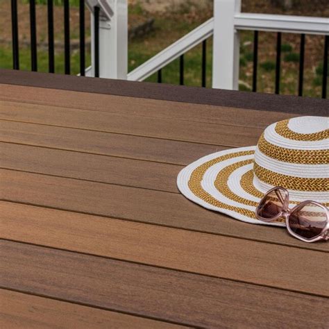 Fiberon Symmetry 1-in x 5-1/2-in x 20-ft Warm Sienna Composite Deck ...