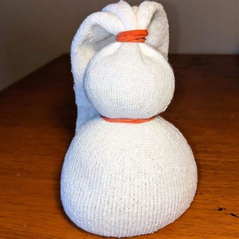 Easy No Sew Sock Snowman Craft