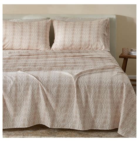 100% Turkish Cotton King Flannel Sheets Set | Taupe Farmhouse, Soft ...