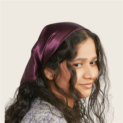 Satin Bandana for Curly Hair | Frizz Protection & Stylish Curl Care ...