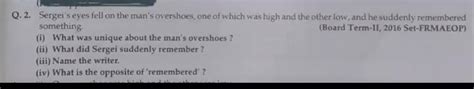 Please answer these questions of class 9th The beggar Movements ...