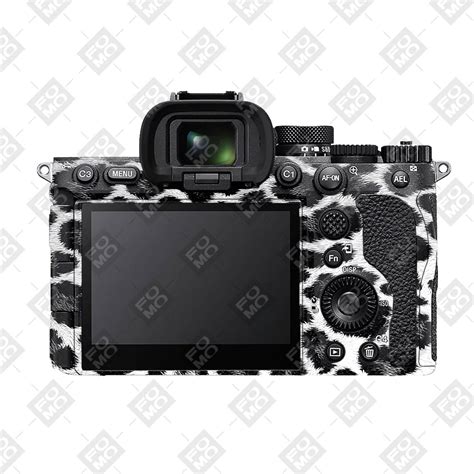 Snow Leopard Spots Sony A7RV Camera Skins