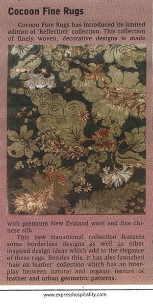 Cocoon in Express Hospitality - 2012 – Cocoon Fine Rugs