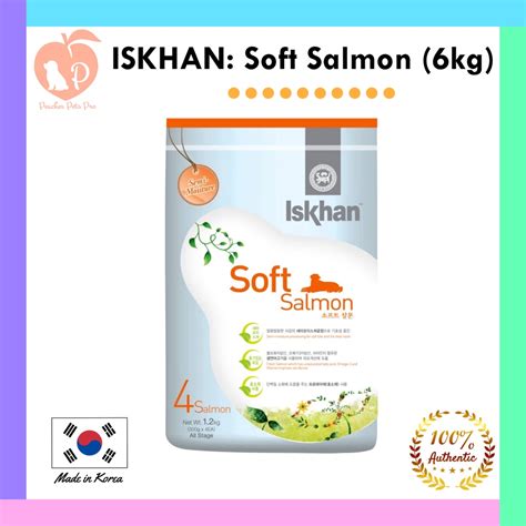 ISKHAN: Soft Salmon (6kg) - Soft kibbles for dogs of all breeds & sizes ...