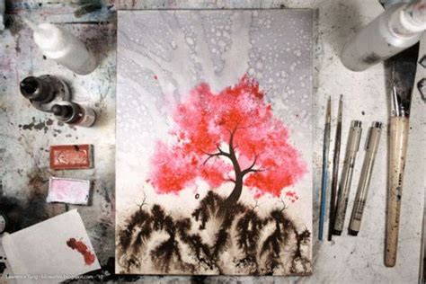 Image result for Tutorial Painting Red Tree