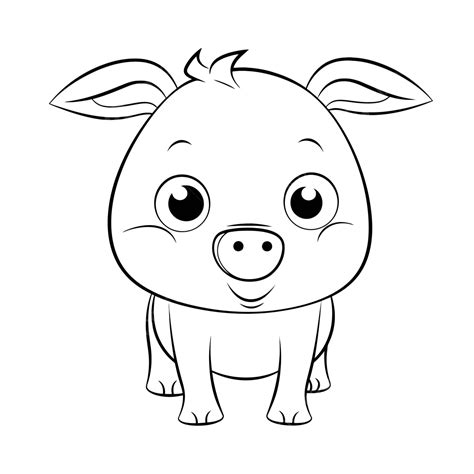Piglet Outline