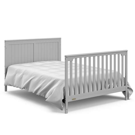Graco Hadley 4-in-1 Pebble Gray Convertible Crib 04521-70F at Lowes.com