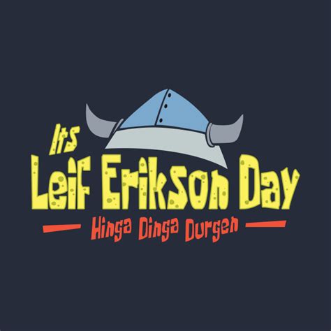 Spongebob Squarepants Happy Leif Erikson Day - Spongebob Squarepants ...