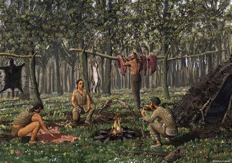 In Ancient Times Human Beings Lived As Hunter Gatherers To Survive