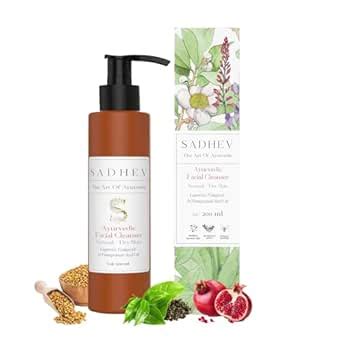 Sadhev Ayurvedic Facial Cleanser Normal-Dry Skin - 200 ml : Amazon.in ...