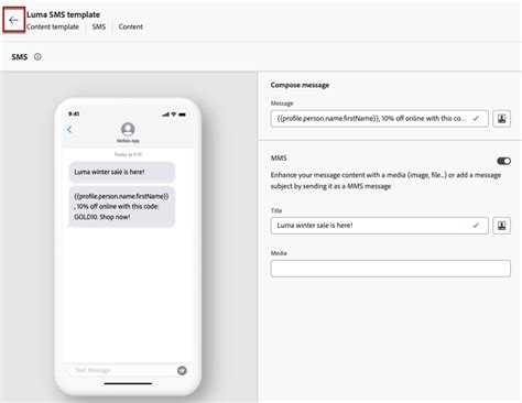 Create content templates | Adobe Journey Optimizer