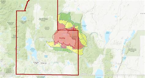 Image result for Bootleg Fire Interactive Map