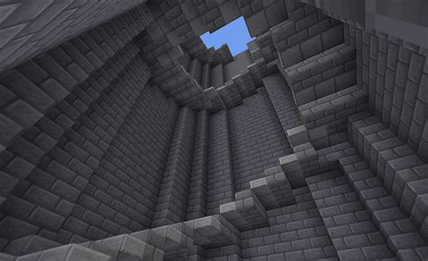 Stone Spiral Stairs (Stackable) - Inner Minecraft Map