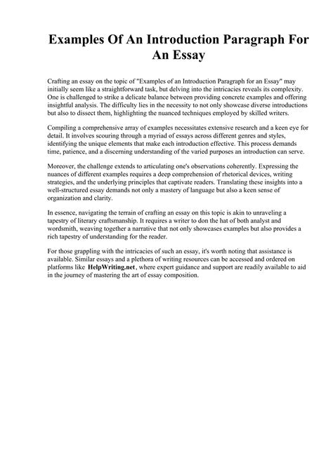 Essay Introduction Paragraph 的图像结果