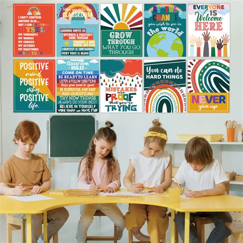 Snapklik.com : 10 Classroom Decorations, Motivational Posters For ...