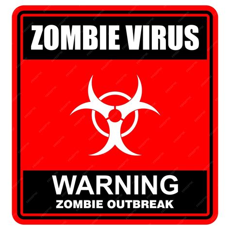Warning Zombie Signs