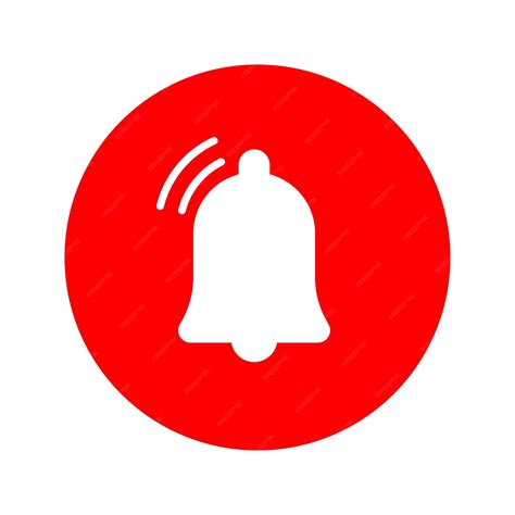 Bell sign symbol vector glyph color icon | Premium Vector