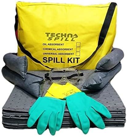TECHNOSPILL Maintenance Spill Kit 10 LTR (All in one spill kit (Working ...