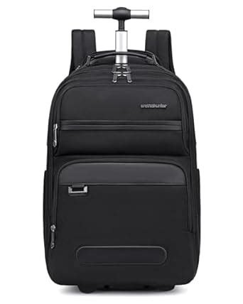 Arctic Hunter Trolley Backpack for Travel 30L Convertible Rolling ...