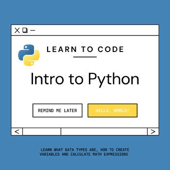 Image result for Python Intro Code