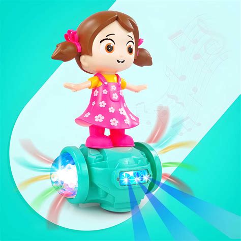 Rotating Musical Dancing Girl with 5D Light, 360 Degree & Musical Soun ...