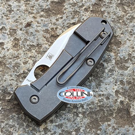 Spyderco - Techno 2 TI Knife by Marcin Slysz - C158TI2 - knife