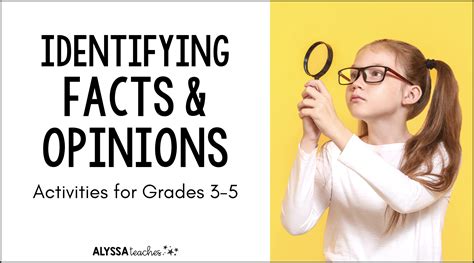 18 Fun Fact Or Opinion Activities - Teaching Expertise - Worksheets Library