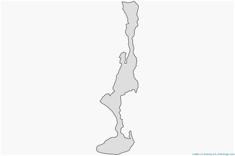Make printable Badung maps with border masking (cropping) using leaflet (OSM).