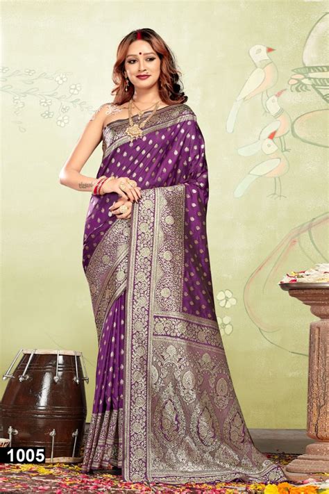 Bunawat Kia Silk Designer Banarasi Saree Collection