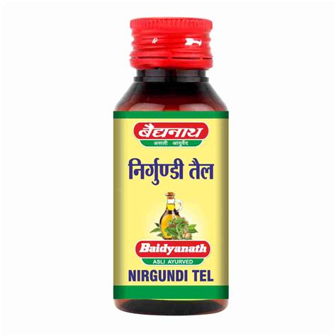 Buy Nirgundi Tel - Products | Baidyanth