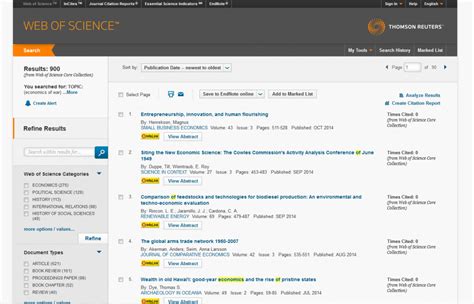 Image result for Web of Science Database