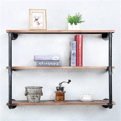 Floating Shelves for Wall Industrial Pipe | Ubuy India