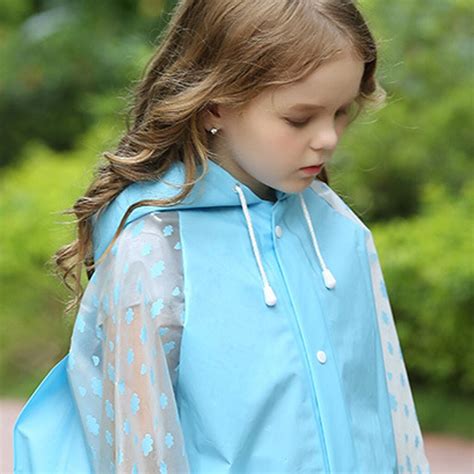 Kids Raincoat Clear Rain Jacket Rain Coat Rain Wea... – Grandado