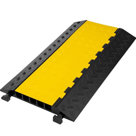 Vevor 5 Channel Cable Protectors Extreme Rubber Cable Ramps Heavy ...