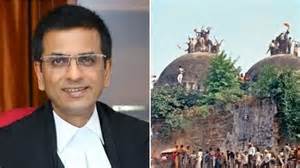 Ex-CJI Chandrachud Sparks Row, Calls Babri Masjid’s Erection A ...