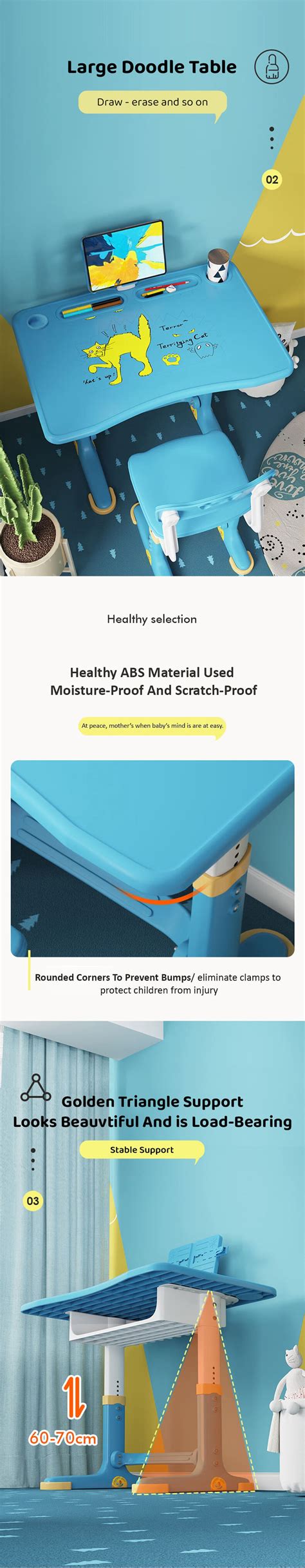 Kids Study Table with Chair Set - Buy Kids Table & Chair for Study