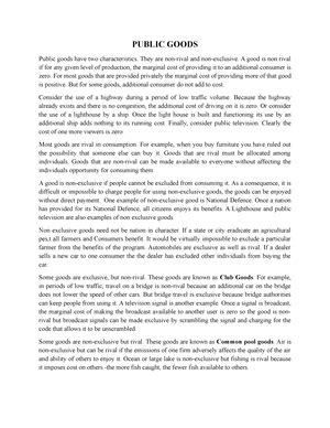 Bowen’s Model of Social Goods- Voluntary exchange model - Bowen’s Model ...