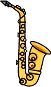 Buy Cute Simple Music Instrument Cartoon Art Emoji Vinyl Sticker (8 ...