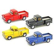 Buy 4 PC SET Kinsmart 1955 Chevy Stepside Pick up truck 1:32 diecast ...