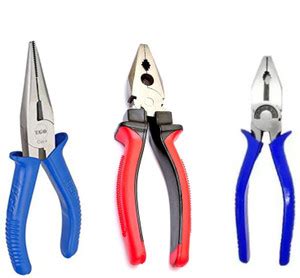 Red Champion Combination & Nose Plier Combo, Red Plas And Jonex 999 6 ...