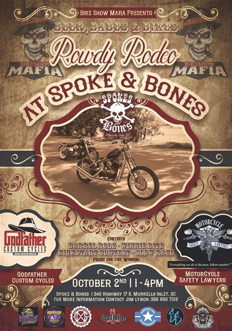 Rowdy Rodeo at The Broken Spoke, Spokes and Bones Saloon, Garden City ...